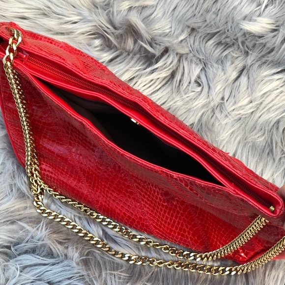 Bags Vintage Snakeskin Chain Link Purse Poshmark